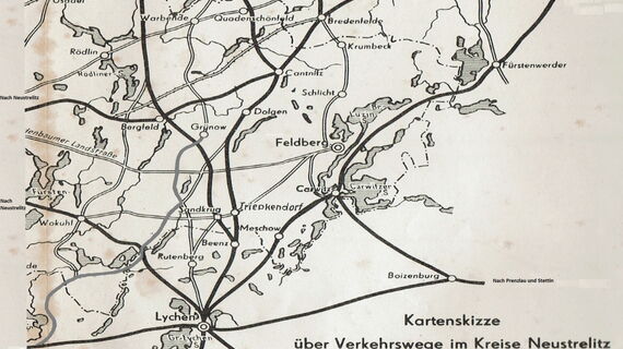 Karte mittelalterlicher Handelswege